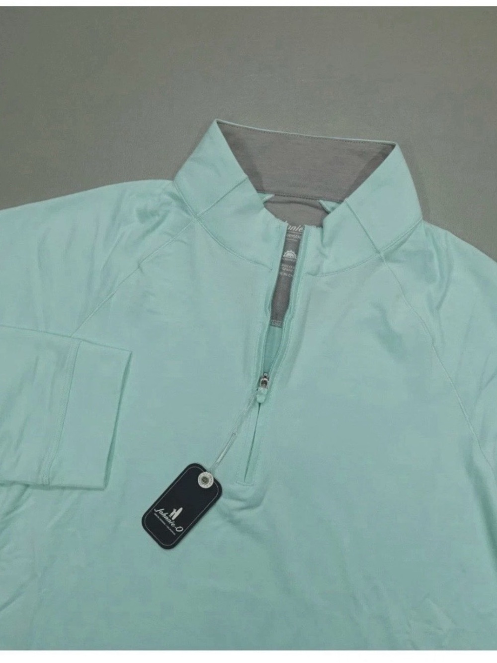 Johnnie-O Freeborne Performance 1/4 Zip Sardina Men's 2X UPF 50 Lightweight XXL